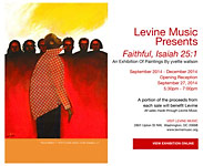 Levine Exhibiton Invitation